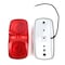 Truck-Lite Signal-Stat, Permastat, Incandescent, Red Rectangular, 2 Bulb, Marker Clearance Light, P2,  1211-3 - alternate 4